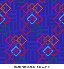 Endless abstract pattern. Background texture.  Vector illustration.
