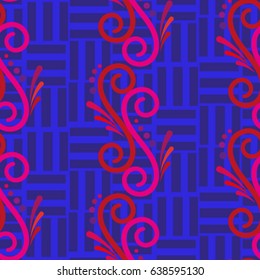 Endless abstract pattern. Background texture.  Vector illustration.