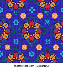 Endless abstract pattern. Background texture.  Vector illustration.