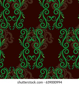 Endless abstract pattern. Background texture.  Vector illustration.