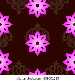 Endless abstract pattern. Background texture.  Vector illustration.