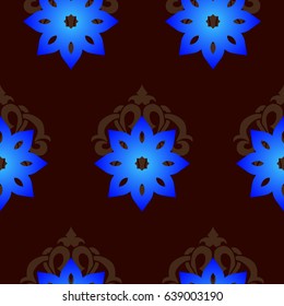 Endless abstract pattern. Background texture.  Vector illustration.