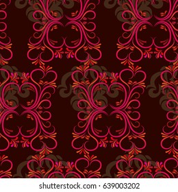 Endless abstract pattern. Background texture.  Vector illustration.