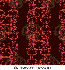 Endless abstract pattern. Background texture.  Vector illustration.