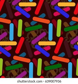 Endless abstract pattern. Background texture.  Vector illustration.