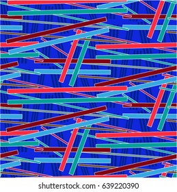 Endless abstract pattern. Background texture.  Vector illustration.