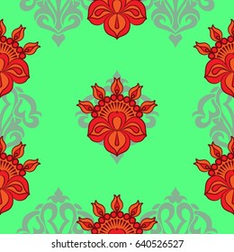 Endless abstract pattern. Background texture.  Vector illustration.