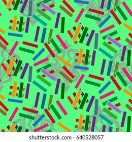 Endless abstract pattern. Background texture.  Vector illustration.