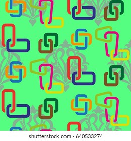 Endless abstract pattern. Background texture.  Vector illustration.