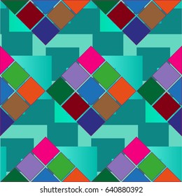 Endless abstract pattern. Background texture.  Vector illustration.