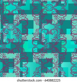 Endless abstract pattern. Background texture.  Vector illustration.