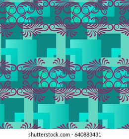 Endless abstract pattern. Background texture.  Vector illustration.