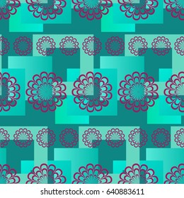 Endless abstract pattern. Background texture.  Vector illustration.