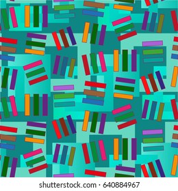Endless abstract pattern. Background texture.  Vector illustration.