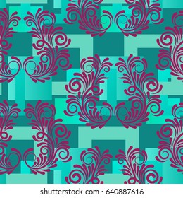 Endless abstract pattern. Background texture.  Vector illustration.