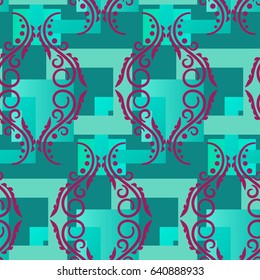 Endless abstract pattern. Background texture.  Vector illustration.