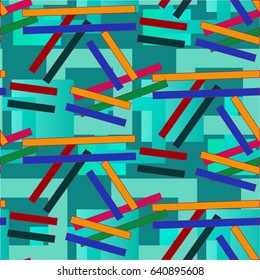 Endless abstract pattern. Background texture.  Vector illustration.