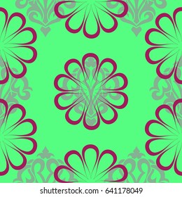 Endless abstract pattern. Background texture.  Vector illustration.