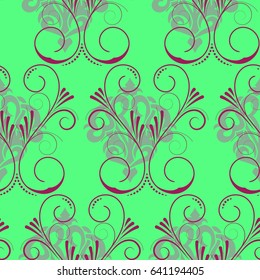Endless abstract pattern. Background texture.  Vector illustration.