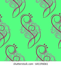 Endless abstract pattern. Background texture.  Vector illustration.