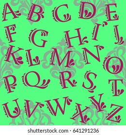 Endless abstract pattern. Background texture.  Vector illustration.
