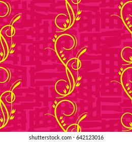 Endless abstract pattern. Background texture.  Vector illustration.