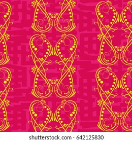 Endless abstract pattern. Background texture.  Vector illustration.