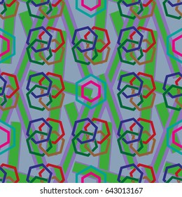 Endless abstract pattern. Background texture.  Vector illustration.