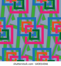 Endless abstract pattern. Background texture.  Vector illustration.