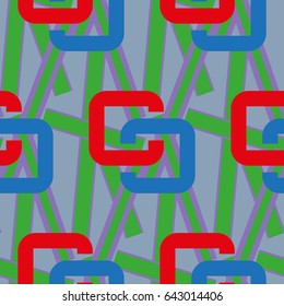 Endless abstract pattern. Background texture.  Vector illustration.