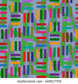 Endless abstract pattern. Background texture.  Vector illustration.