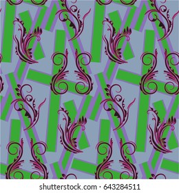 Endless abstract pattern. Background texture.  Vector illustration.