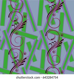Endless abstract pattern. Background texture.  Vector illustration.