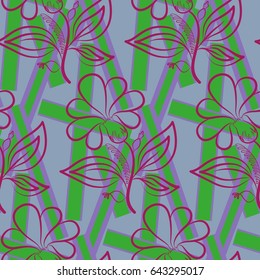 Endless abstract pattern. Background texture.  Vector illustration.