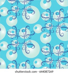 Endless abstract pattern. Background texture.  Vector illustration.