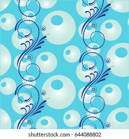 Endless abstract pattern. Background texture.  Vector illustration.