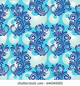 Endless abstract pattern. Background texture.  Vector illustration.
