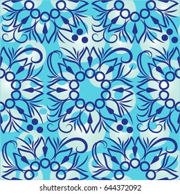 Endless abstract pattern. Background texture.  Vector illustration.