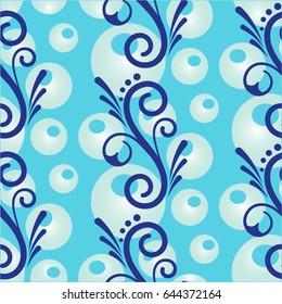 Endless abstract pattern. Background texture.  Vector illustration.