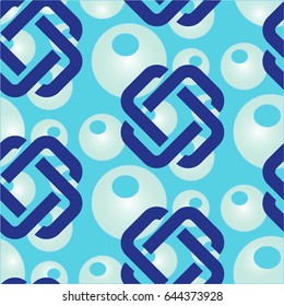 Endless abstract pattern. Background texture.  Vector illustration.