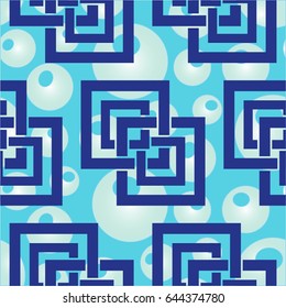 Endless abstract pattern. Background texture.  Vector illustration.