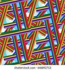 Endless abstract pattern. Background texture.  Vector illustration.