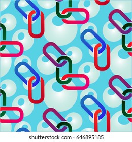 Endless abstract pattern. Background texture.  Vector illustration.