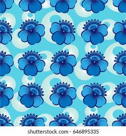 Endless abstract pattern. Background texture.  Vector illustration.