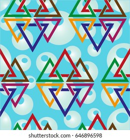 Endless abstract pattern. Background texture.  Vector illustration.