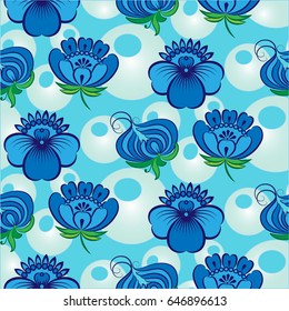 Endless abstract pattern. Background texture.  Vector illustration.