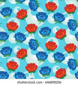 Endless abstract pattern. Background texture.  Vector illustration.