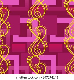 Endless abstract pattern. Background texture.  Vector illustration.