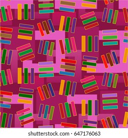 Endless abstract pattern. Background texture.  Vector illustration.