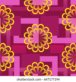 Endless abstract pattern. Background texture.  Vector illustration.